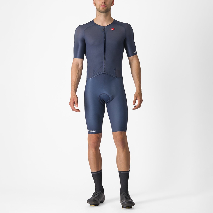 Castelli SANREMO BTW Miesten Speedsuit Sininen | VKFQ-34581