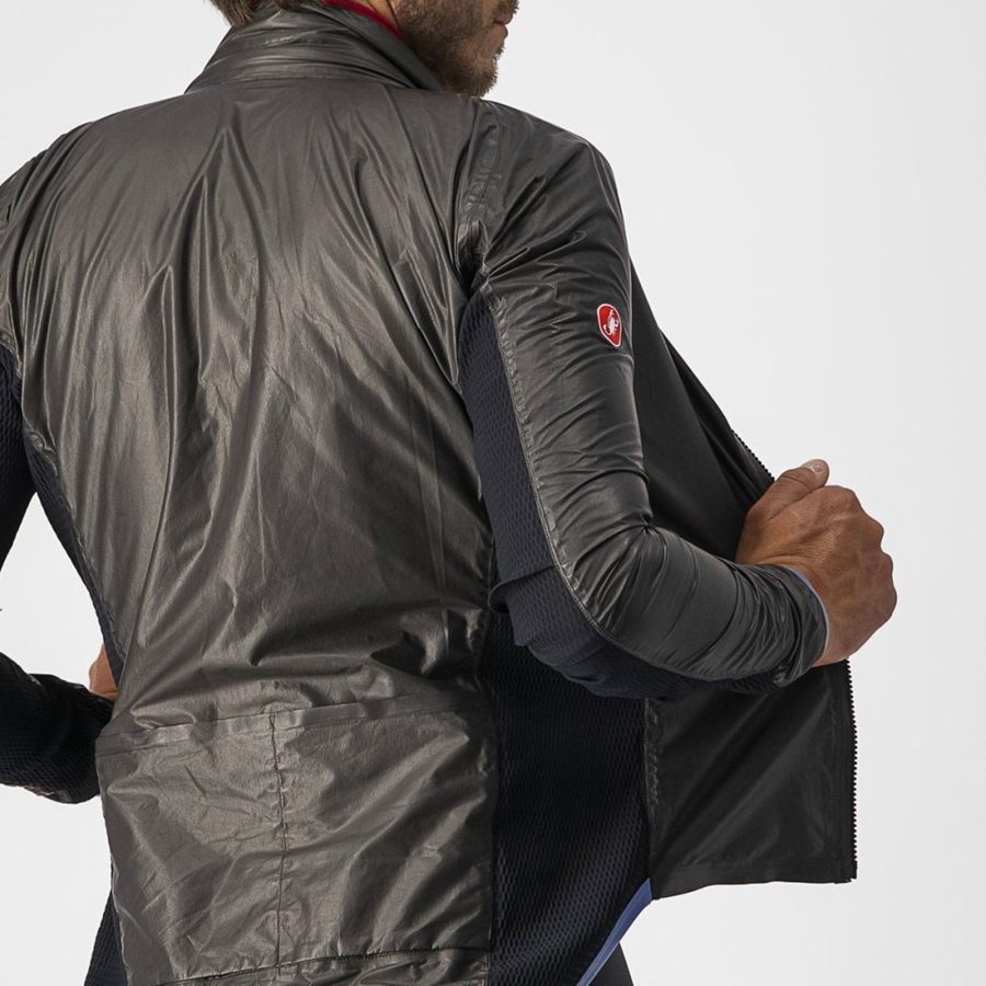 Castelli SLICKER PRO Miesten Suojaus Mustat | APQT-61082