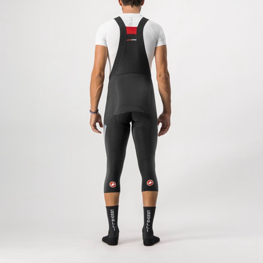 Castelli SORPASSO RoS BIB KNICKER Miesten Leggings Mustat | VXYL-12504