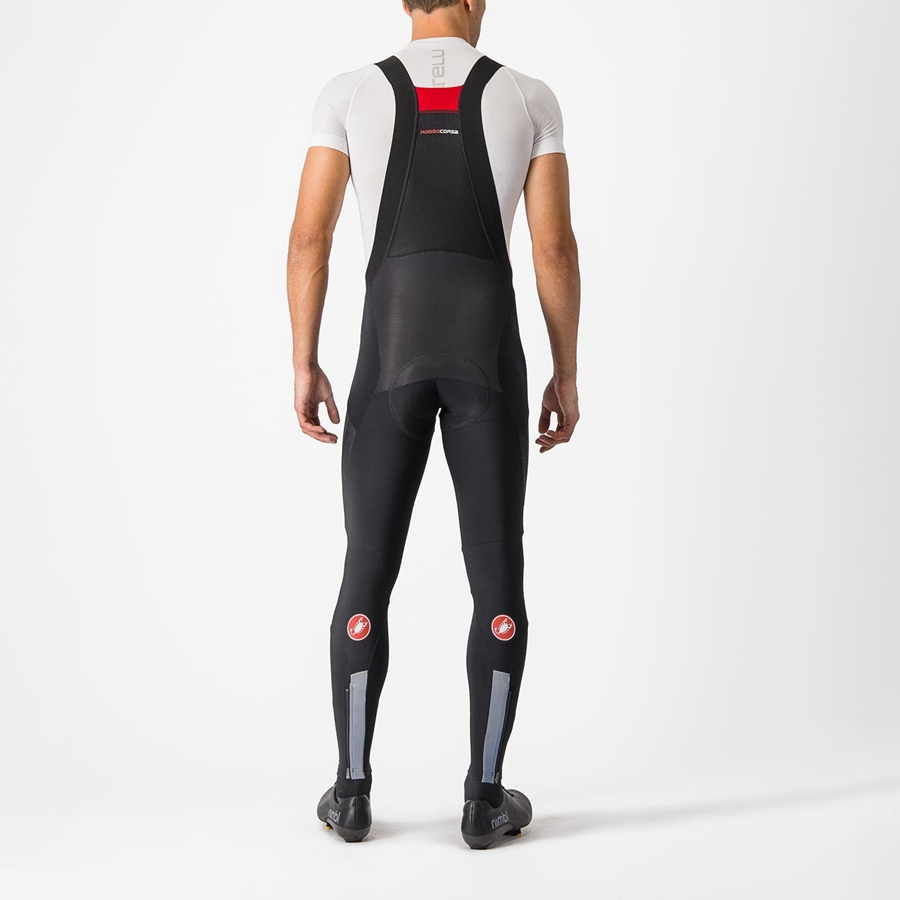 Castelli SORPASSO RoS Miesten Bib Sukkahousut Mustat | ZSNW-43792