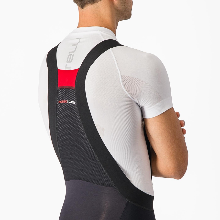 Castelli SORPASSO RoS Miesten Bib Sukkahousut Mustat | ZSNW-43792