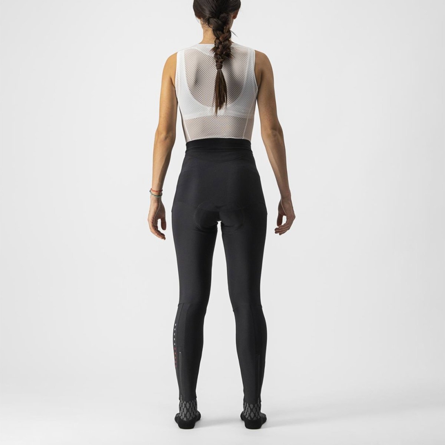 Castelli SORPASSO RoS W Naisten Leggings Mustat | NJPH-54719