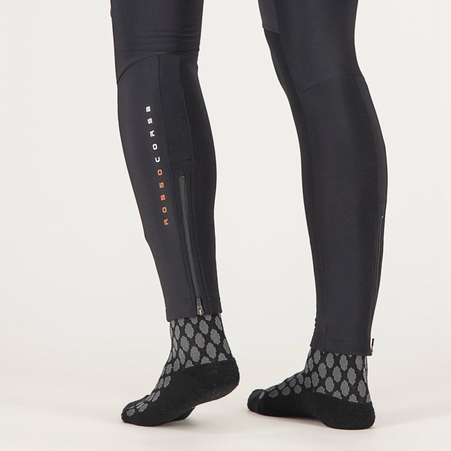 Castelli SORPASSO RoS W Naisten Leggings Mustat | NJPH-54719