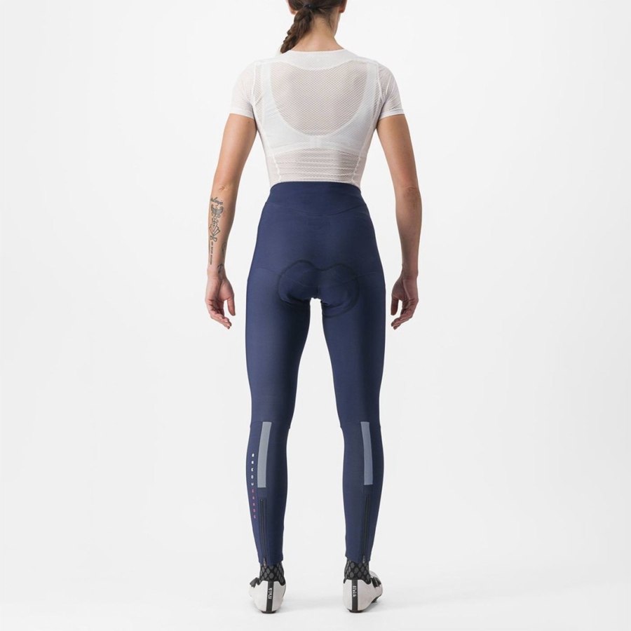 Castelli SORPASSO RoS W Naisten Leggings Sininen Hopea | OFYM-03248