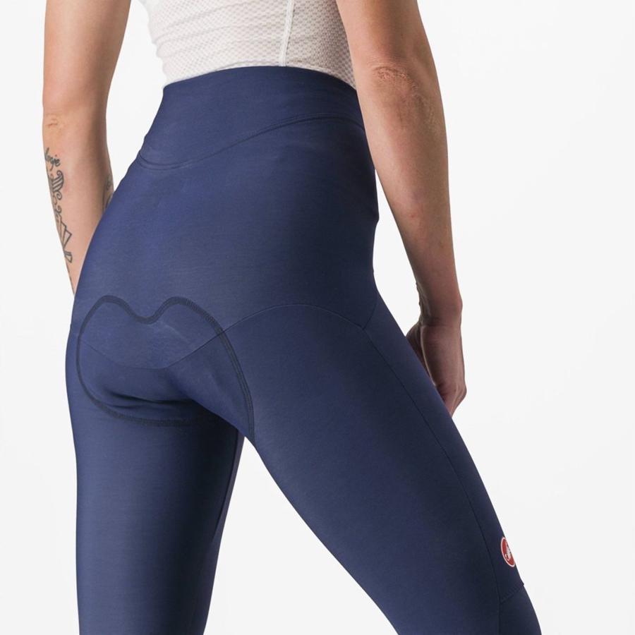 Castelli SORPASSO RoS W Naisten Leggings Sininen Hopea | OFYM-03248