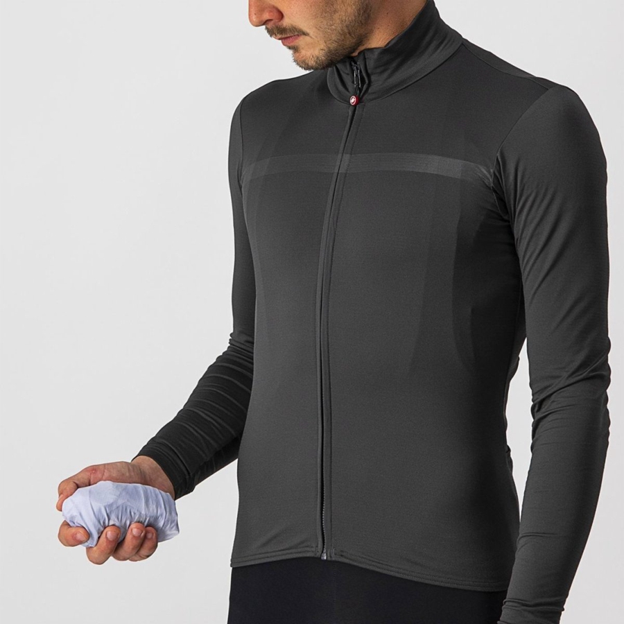 Castelli SQUADRA STRETCH Miesten Liivi Hopea Harmaat Tummanharmaat | UGXI-29865