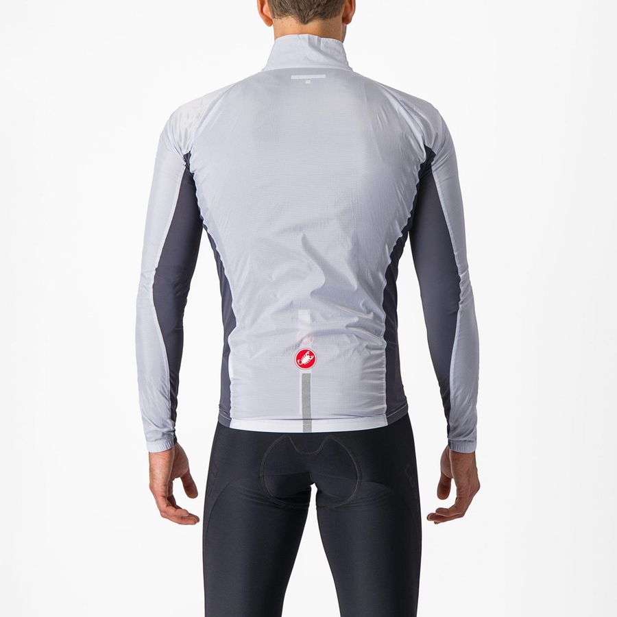 Castelli SQUADRA STRETCH Miesten Suojaus Hopea Harmaat Tummanharmaat | PFNA-90524