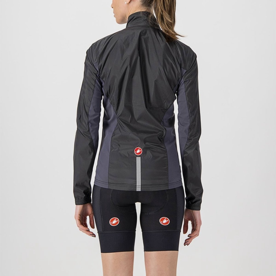 Castelli SQUADRA STRETCH W Naisten Suojaus Mustat Tummanharmaat | HUCV-46012