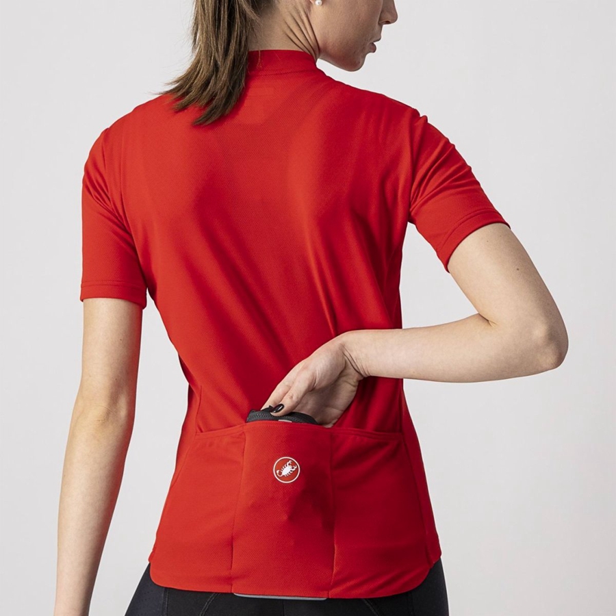 Castelli SQUADRA STRETCH W Naisten Suojaus Mustat Tummanharmaat | HUCV-46012