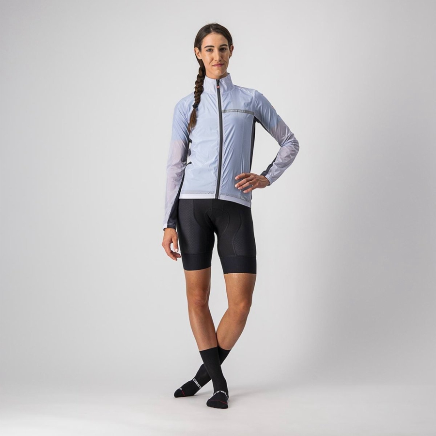 Castelli SQUADRA STRETCH W Naisten Suojaus Hopea Harmaat Tummanharmaat | QNBY-05671