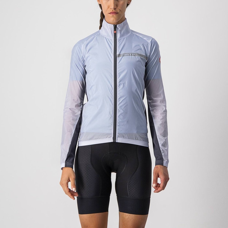 Castelli SQUADRA STRETCH W Naisten Suojaus Hopea Harmaat Tummanharmaat | QNBY-05671