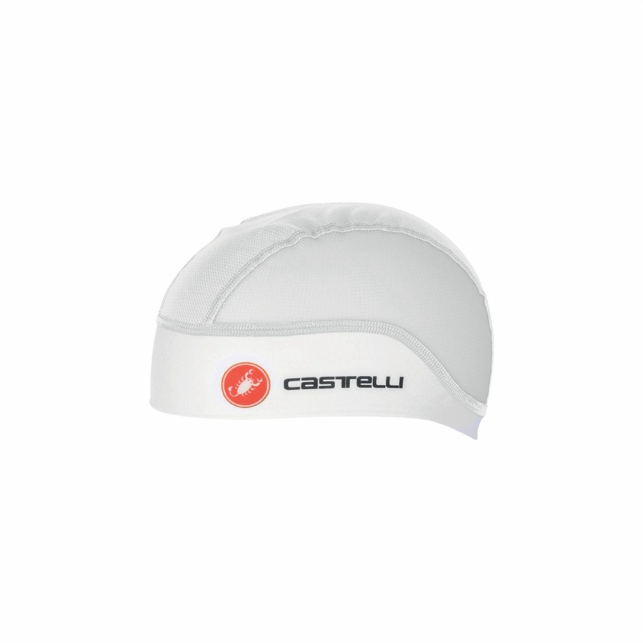 Castelli SUMMER SKULL Miesten Lippis Valkoinen | WLNC-80725