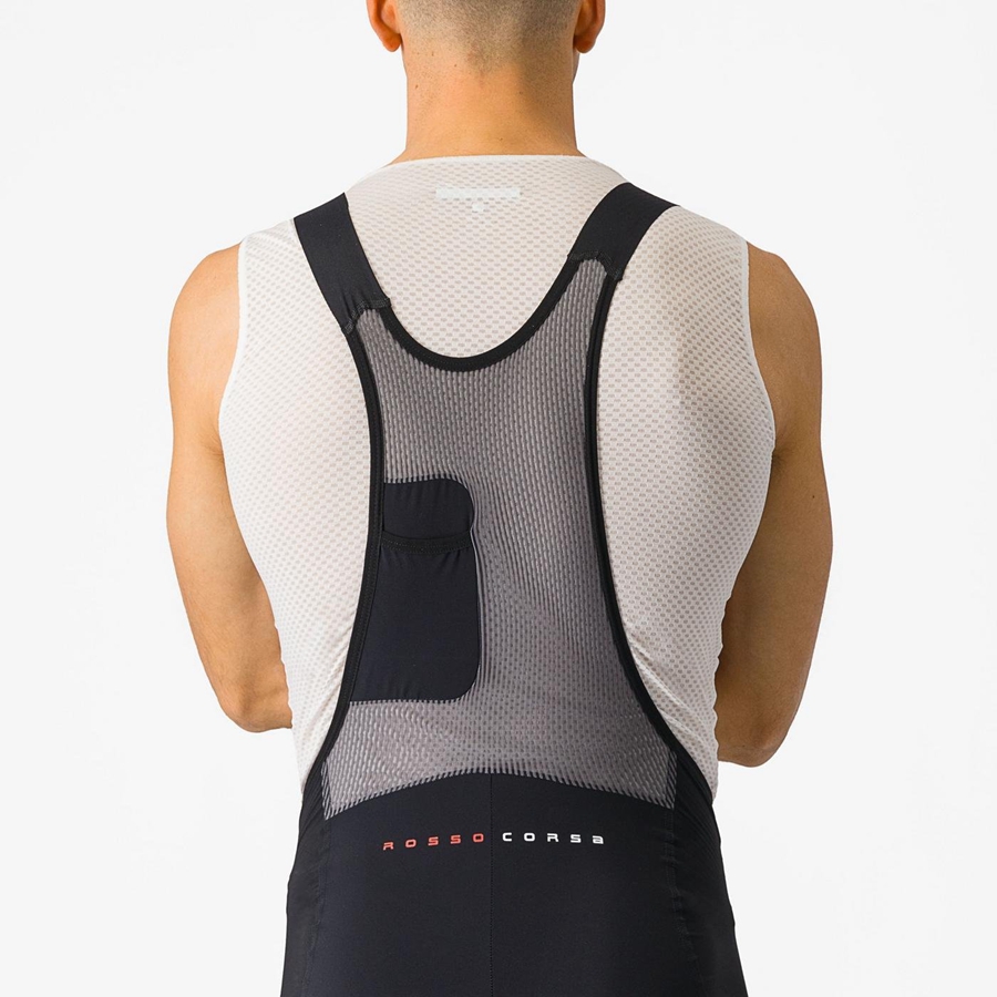 Castelli SUPERLEGGERA Miesten Bib Shortsit Mustat | OCJV-47093