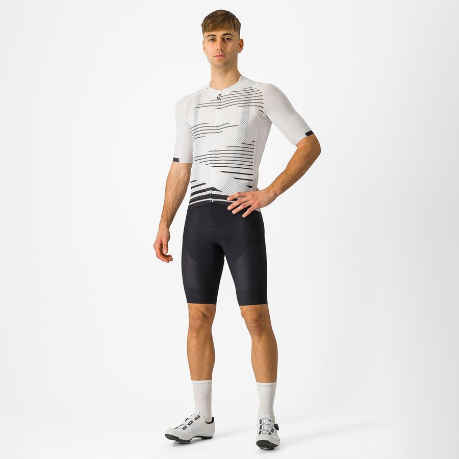 Castelli SUPERLEGGERA Miesten Bib Shortsit Mustat | OCJV-47093