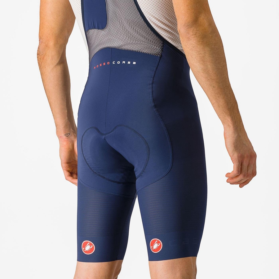 Castelli SUPERLEGGERA Miesten Bib Shortsit Sininen | ZMLS-02354