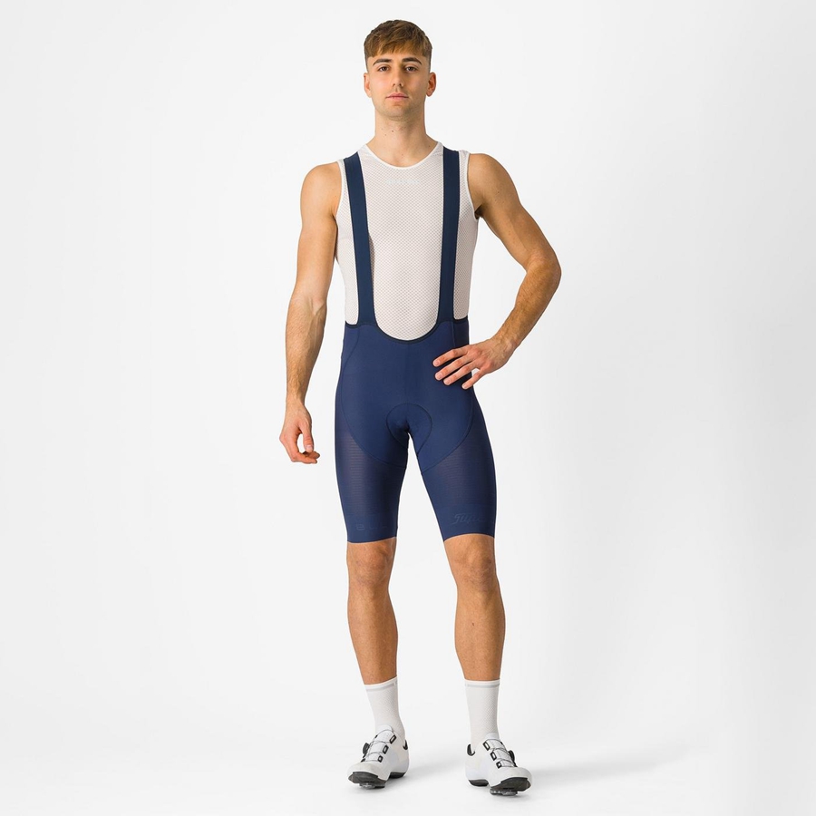 Castelli SUPERLEGGERA Miesten Bib Shortsit Sininen | ZMLS-02354