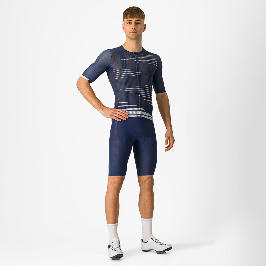 Castelli SUPERLEGGERA Miesten Bib Shortsit Sininen | ZMLS-02354