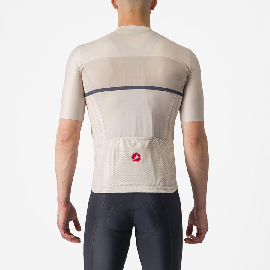 Castelli TRADIZIONE Miesten Pelipaita Hopea Sininen | YUWX-49561