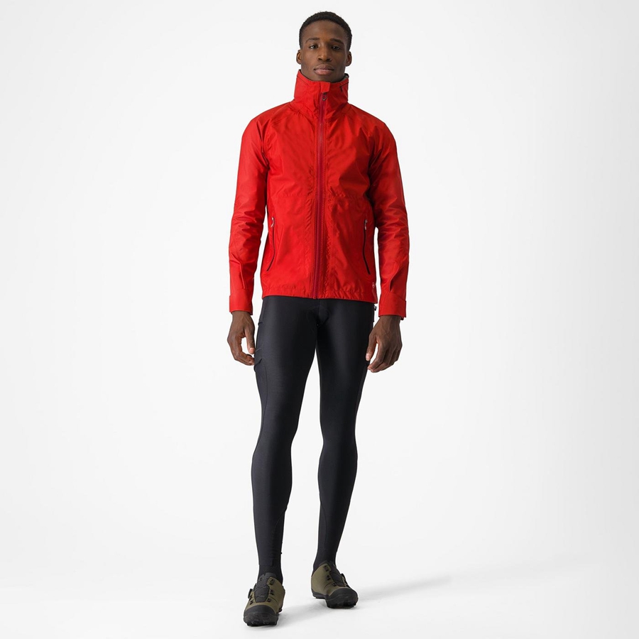 Castelli TRAIL GT Miesten Takit Punainen | YKRW-34679