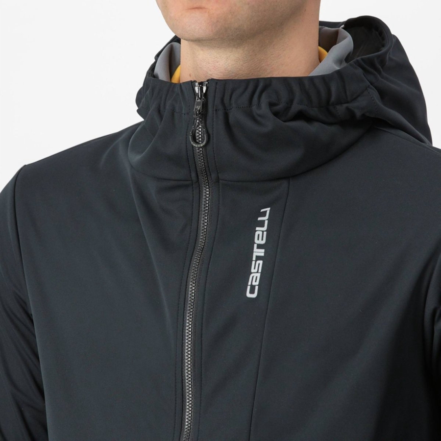 Castelli TRAIL HOODIE Miesten Takit Mustat | BIDK-50136