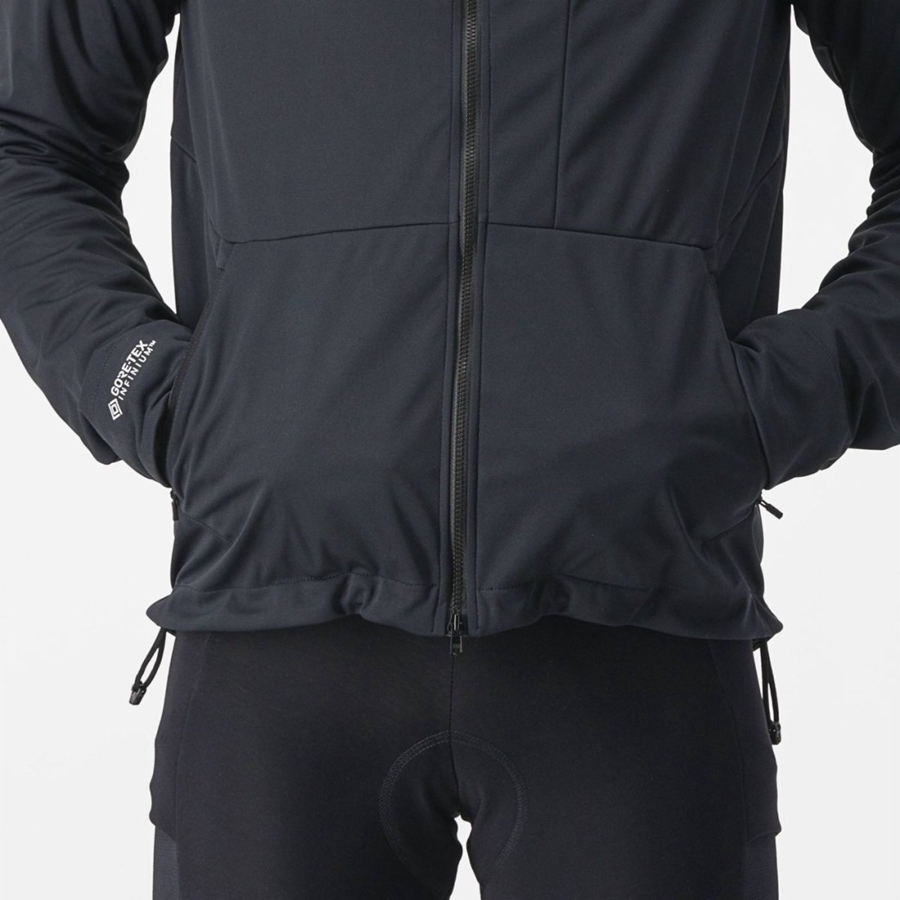 Castelli TRAIL HOODIE Miesten Takit Mustat | BIDK-50136