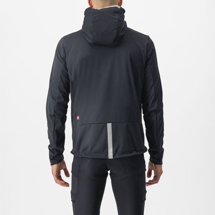 Castelli TRAIL HOODIE Miesten Takit Mustat | BIDK-50136