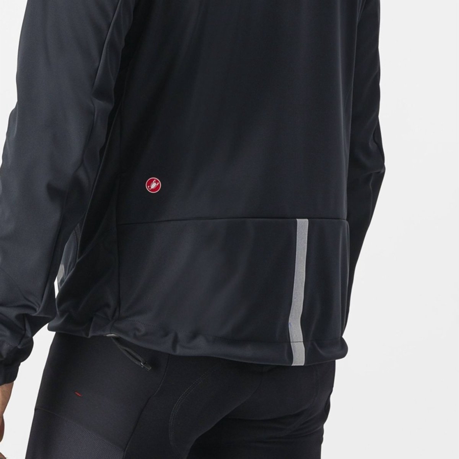 Castelli TRAIL HOODIE Miesten Takit Mustat | BIDK-50136