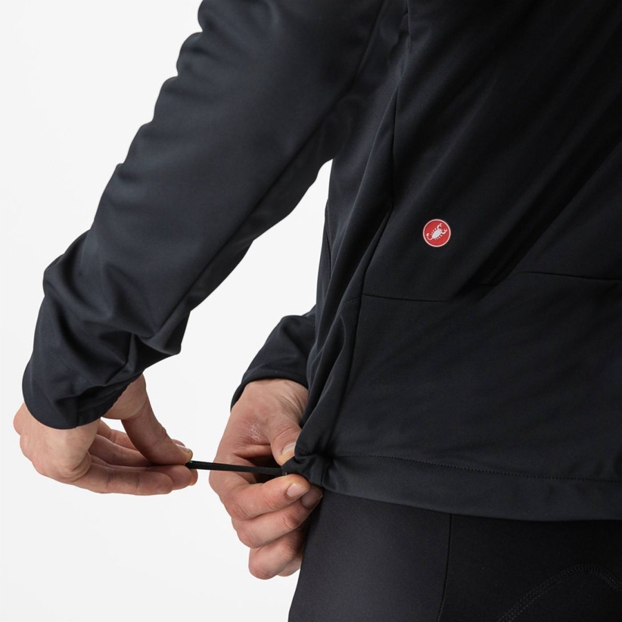 Castelli TRAIL HOODIE Miesten Takit Mustat | BIDK-50136