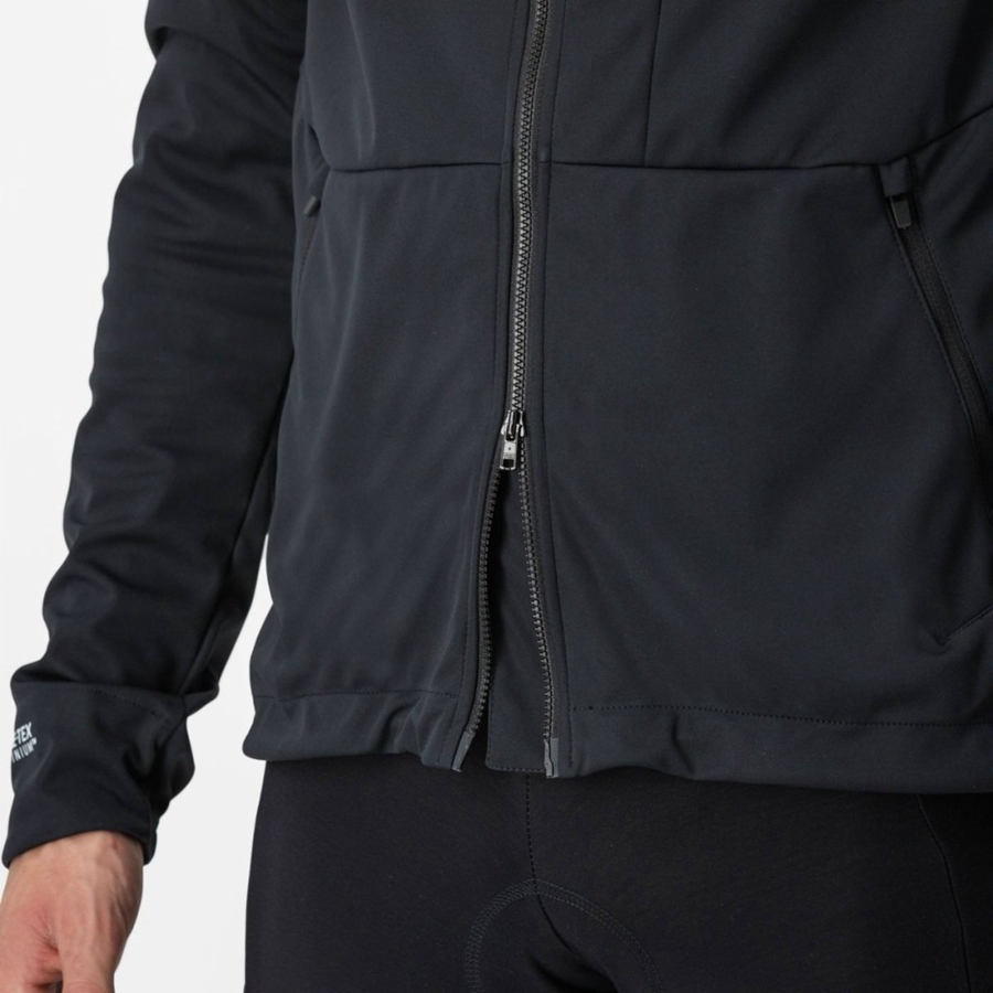 Castelli TRAIL HOODIE Miesten Takit Mustat | BIDK-50136