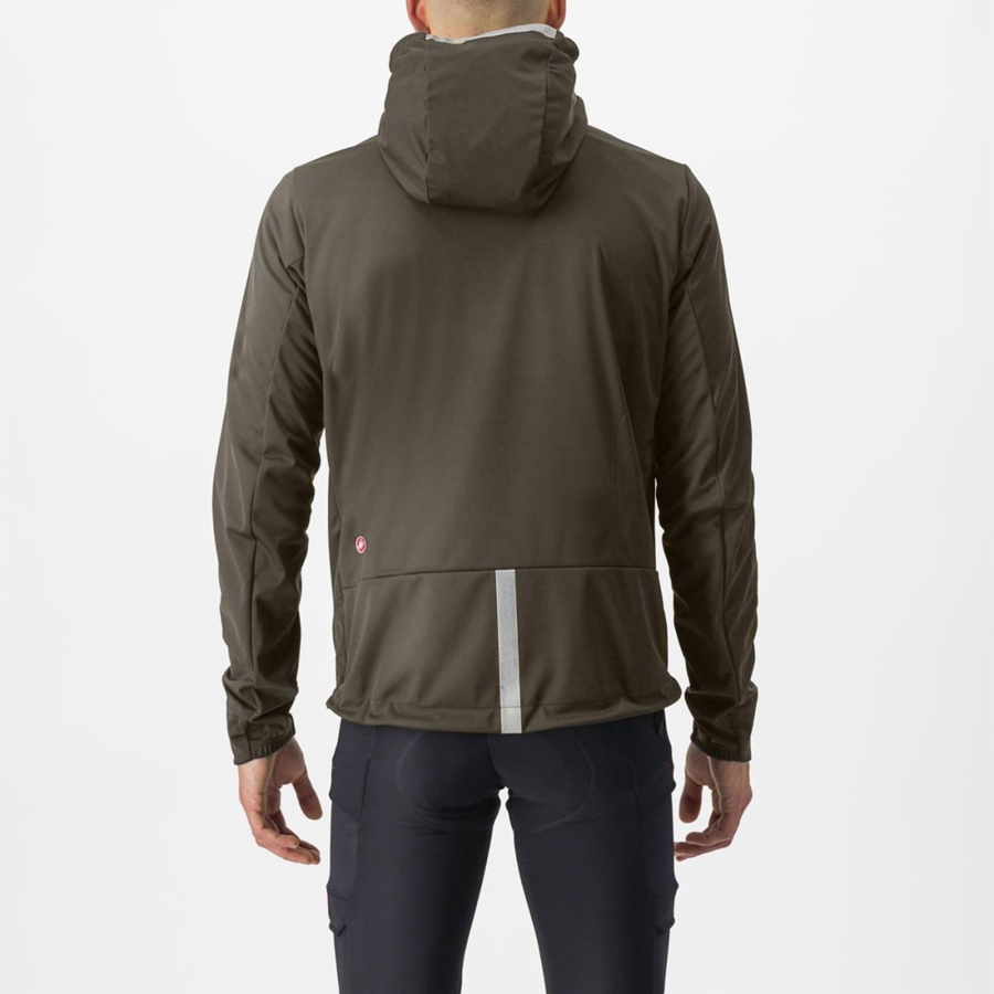 Castelli TRAIL HOODIE Miesten Takit Vihreä | BNEL-45239