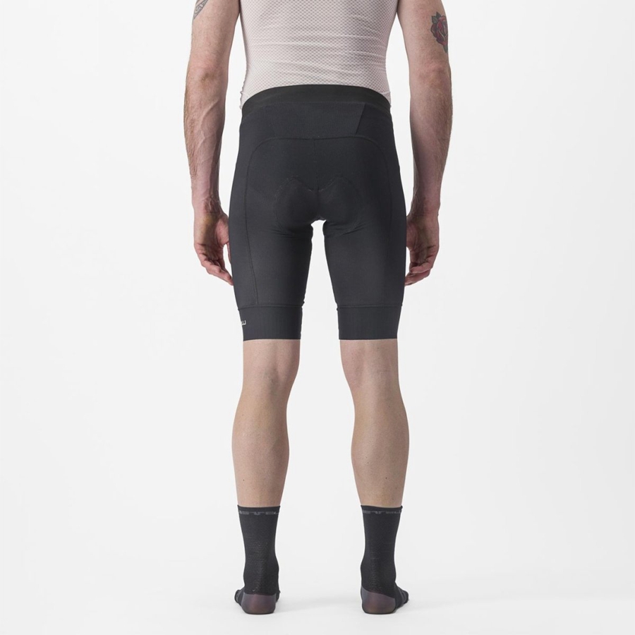 Castelli TRAIL LINER Miesten Shortsit Mustat | RAWI-40132