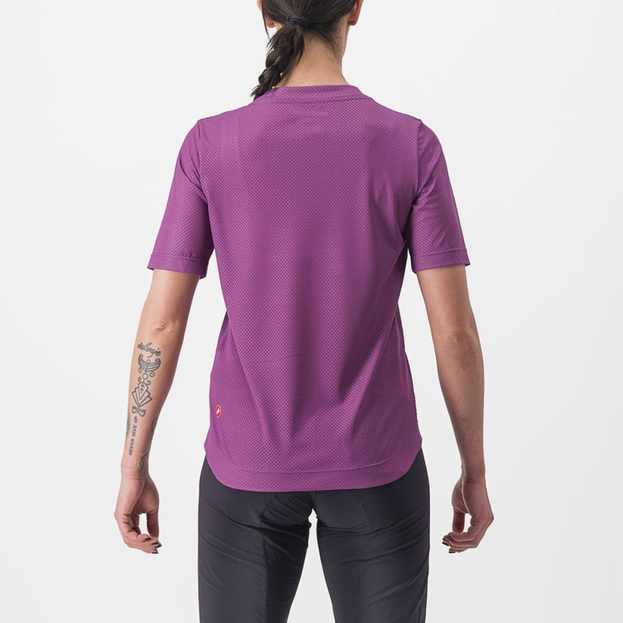 Castelli TRAIL TECH 2 W TEE Naisten Pelipaita Violetit | FUWP-61430