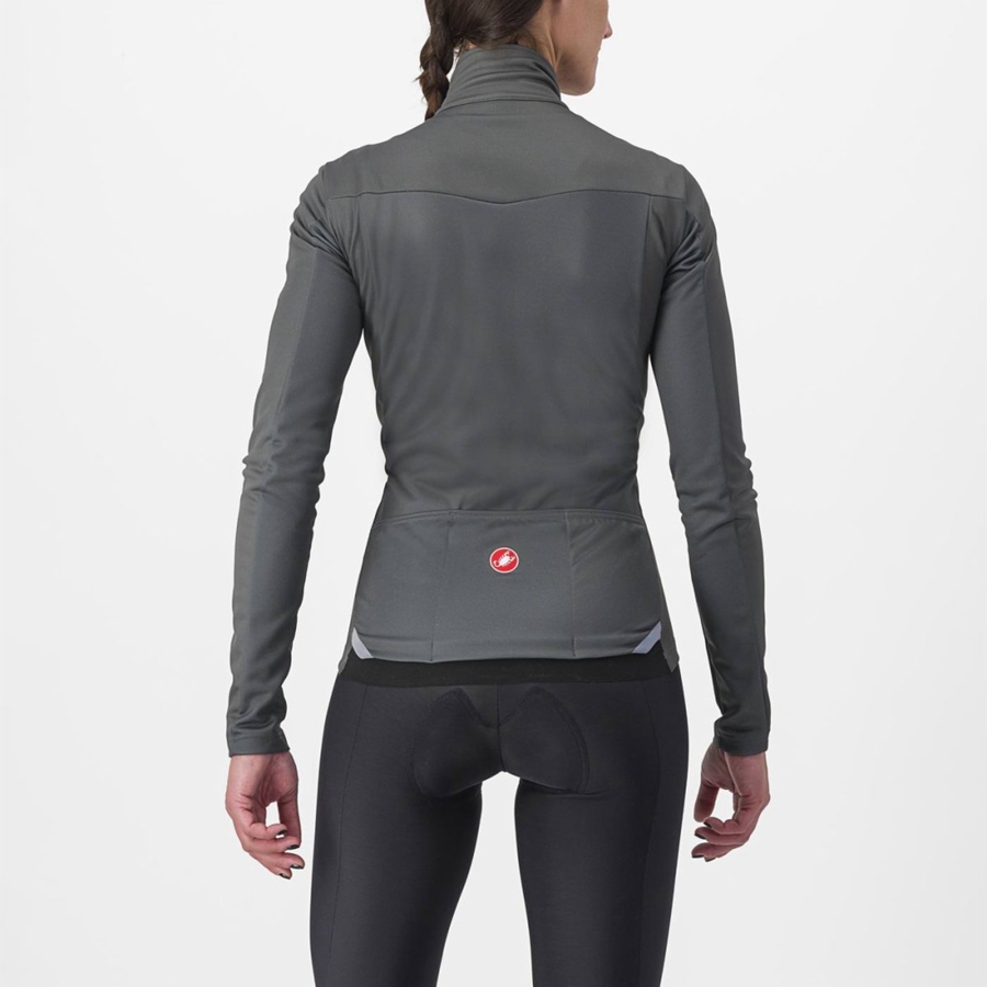 Castelli TRANSITION 2 W Naisten Takit Harmaat | RNDJ-35782