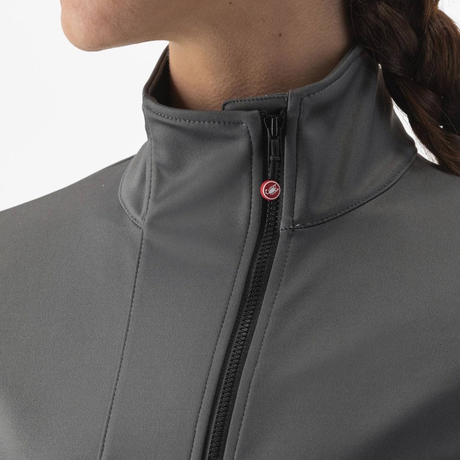 Castelli TRANSITION 2 W Naisten Takit Harmaat | RNDJ-35782