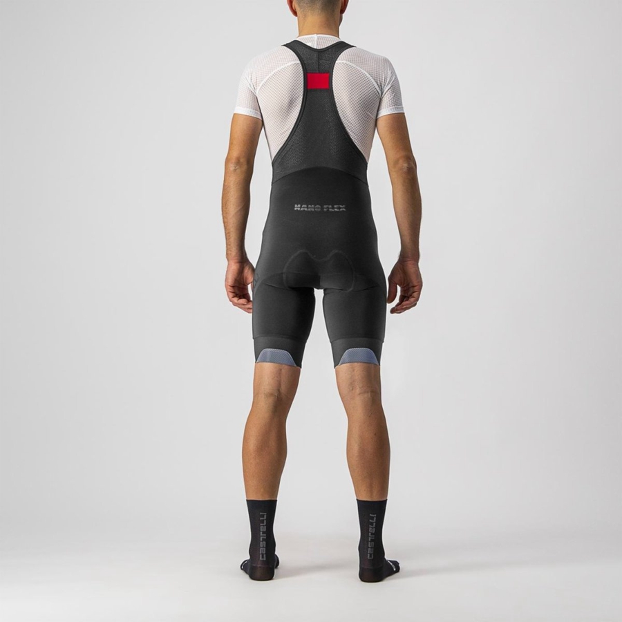 Castelli TUTTO NANO Miesten Bib Shortsit Mustat | UQCB-37896