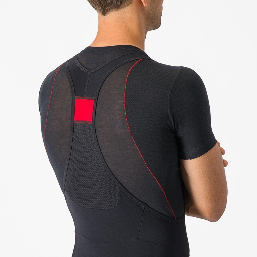 Castelli TUTTO NANO Miesten Bib Sukkahousut Mustat | SVKR-50897