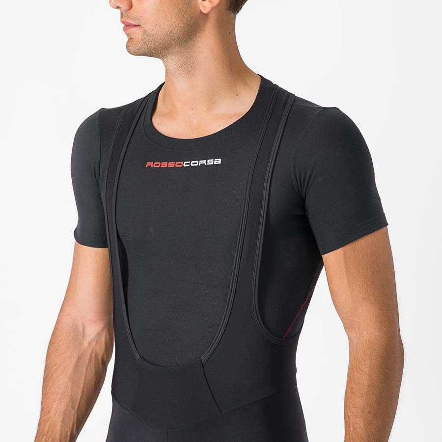 Castelli TUTTO NANO Miesten Bib Sukkahousut Mustat | SVKR-50897