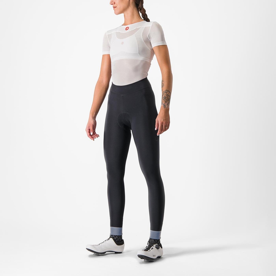 Castelli TUTTO NANO W Naisten Leggings Mustat | RCZB-52903