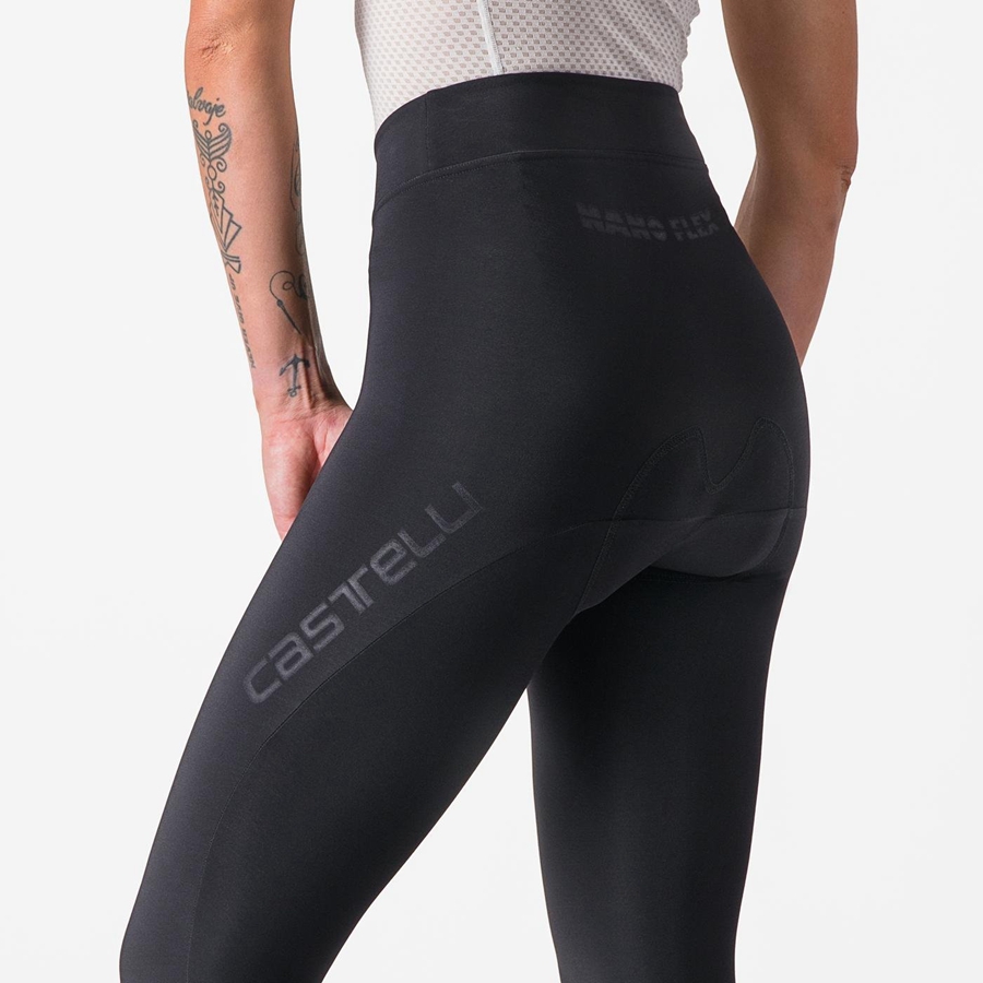 Castelli TUTTO NANO W Naisten Leggings Mustat | RCZB-52903