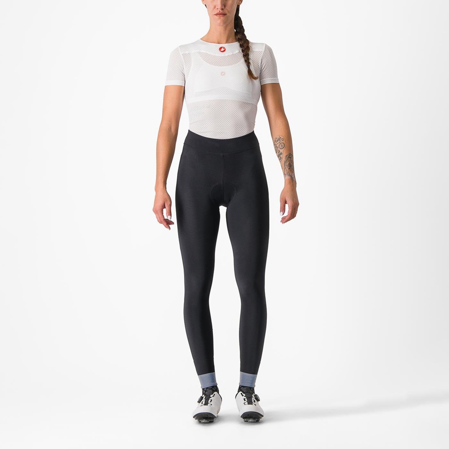 Castelli TUTTO NANO W Naisten Leggings Mustat | RCZB-52903