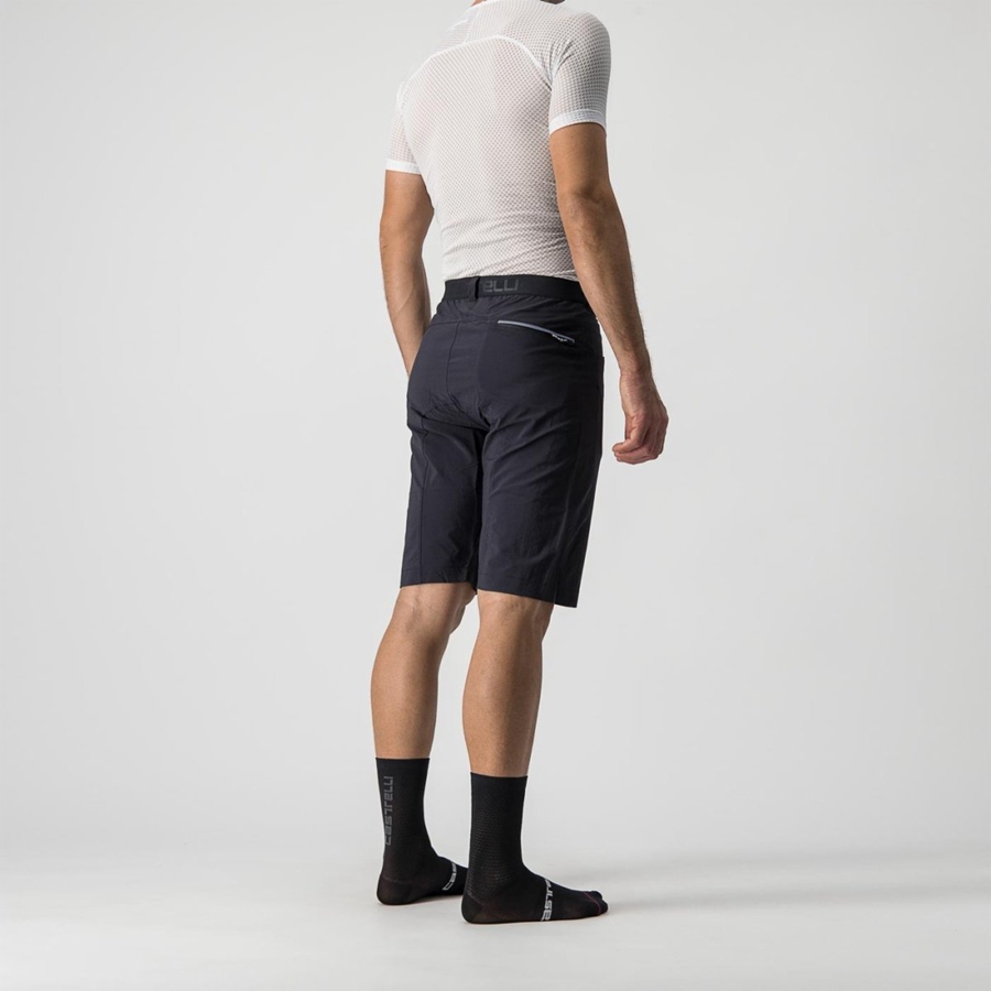 Castelli UNLIMITEDGY Miesten Shortsit Mustat | QOZM-78903