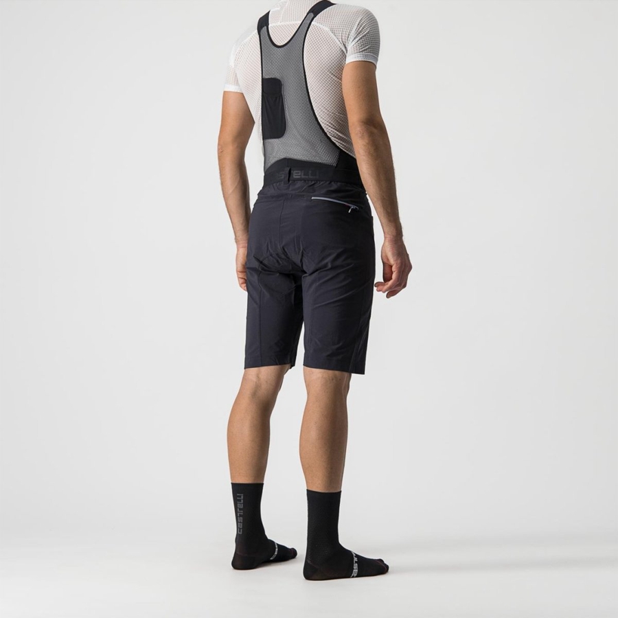 Castelli UNLIMITEDGY Miesten Shortsit Mustat | QOZM-78903