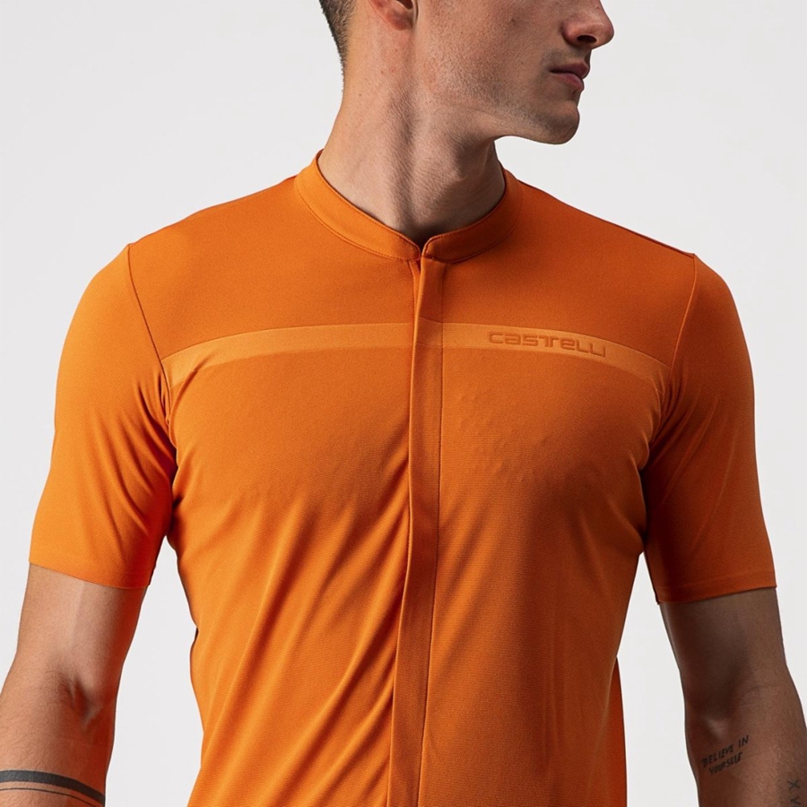 Castelli UNLIMITED ALLROAD Miesten Pelipaita Oranssi Punainen | EWGR-34502