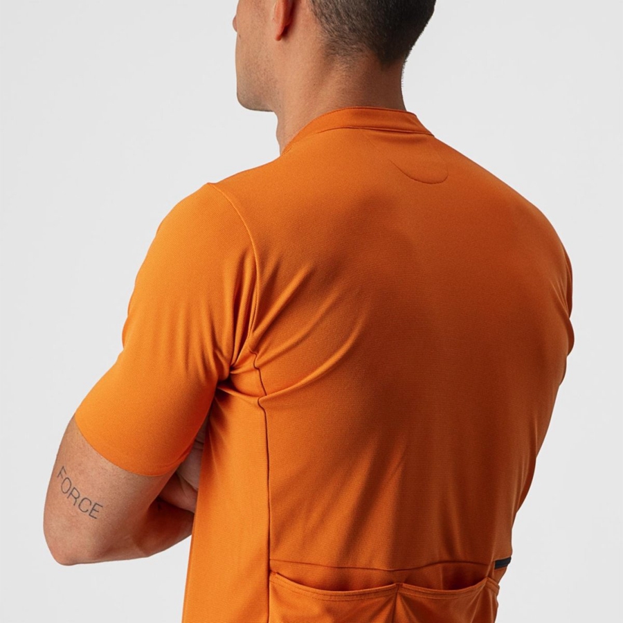 Castelli UNLIMITED ALLROAD Miesten Pelipaita Oranssi Punainen | EWGR-34502