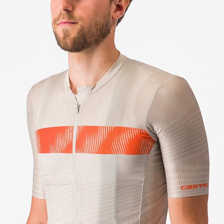 Castelli UNLIMITED ENDURANCE Miesten Pelipaita Hopea Oranssi Punainen | UFHG-64385