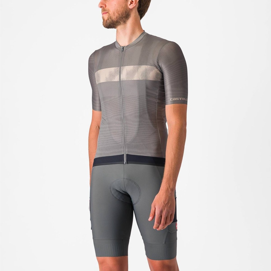 Castelli UNLIMITED ENDURANCE Miesten Pelipaita Harmaat | VLMJ-02197