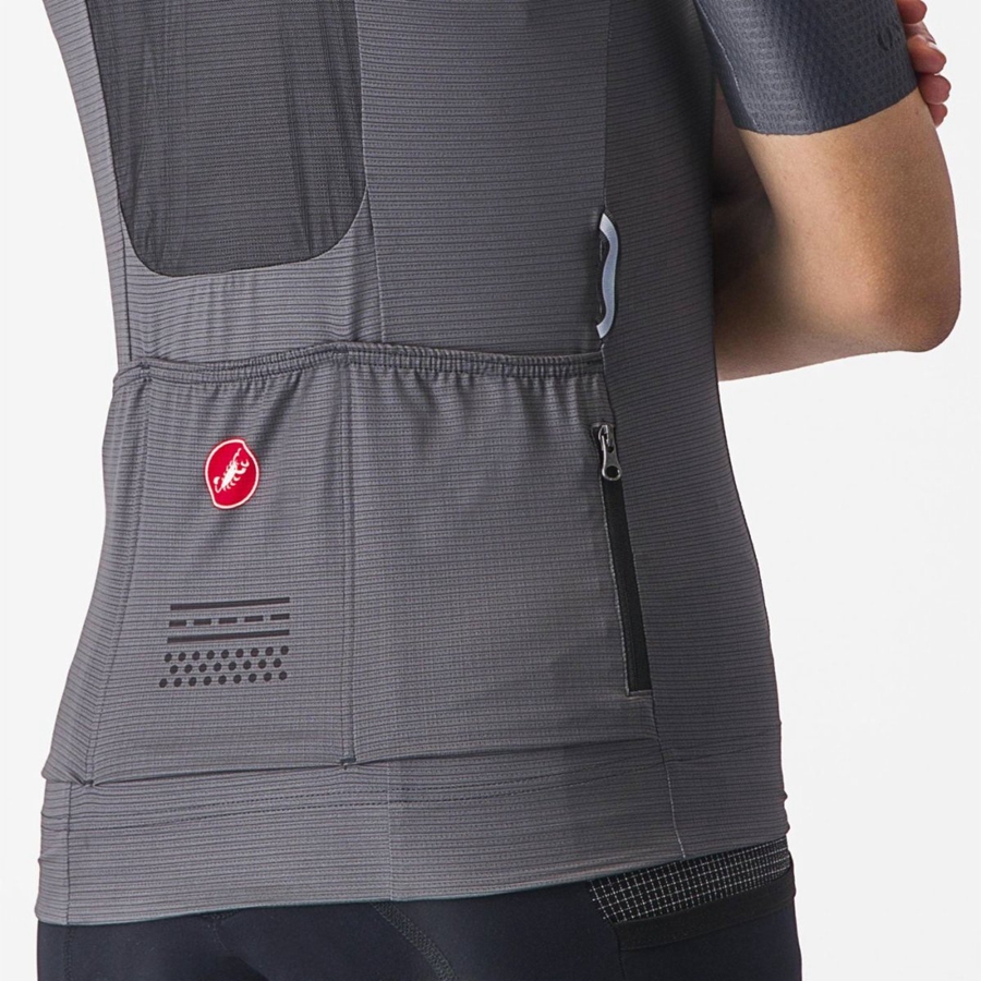 Castelli UNLIMITED PRO W Naisten Pelipaita Tummanharmaat | IAUW-92870