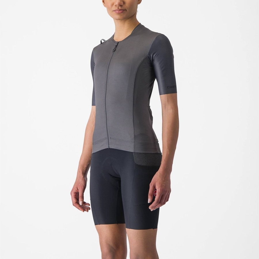 Castelli UNLIMITED PRO W Naisten Pelipaita Tummanharmaat | IAUW-92870