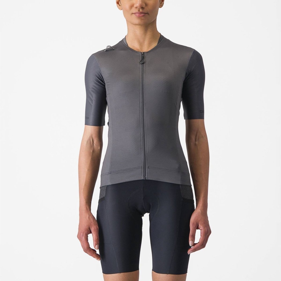 Castelli UNLIMITED PRO W Naisten Pelipaita Tummanharmaat | IAUW-92870