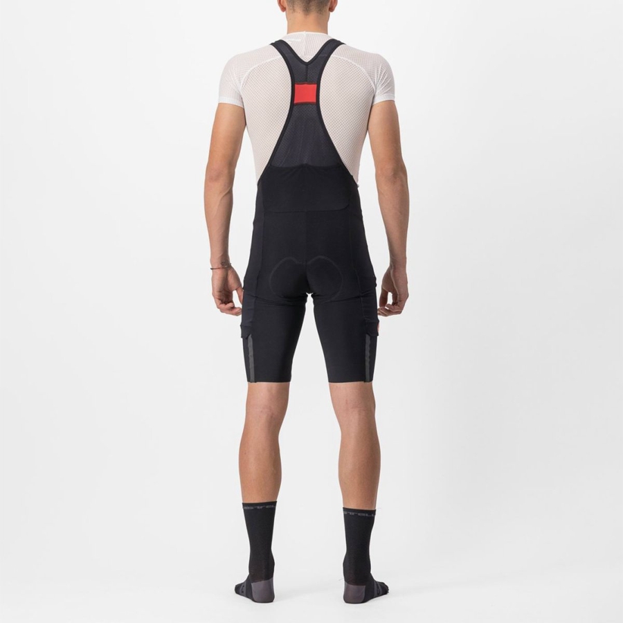 Castelli UNLIMITED THERMAL Miesten Bib Shortsit Mustat | DOZI-52960